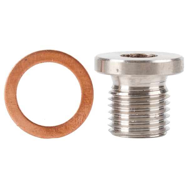 M12 1,25 mm Oxygen O2 Lambda Sensor Blindprop Cap Bang Motorcykler Biler Tilbehør
