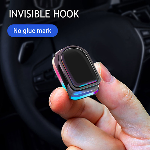 4 st. Bilbaksäte Mount Hook Dolda Bilinredning Hook Adhesive Hook Holders
