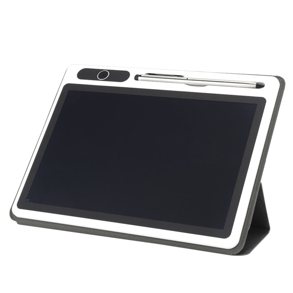 Elektronisk notesblok LCD-tablet tegneblok Forretningsartikler Håndmalingsværktøj 9 tommer (sort (med etui i imiteret læder))++