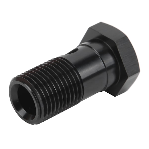 Aluminium Enkelt Banjo Bolt M16 x 1,5 mm Gevind 1,3 tommer Længde Sort Biltilbehør