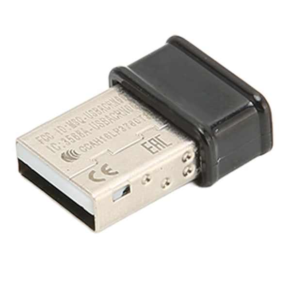 Wifi Adapter 1200Mbps Plug and Play 2.4GHz 5GHz Dual Band Trådløst Netværkskort Adapter med USB-Interface til PC Bærbar