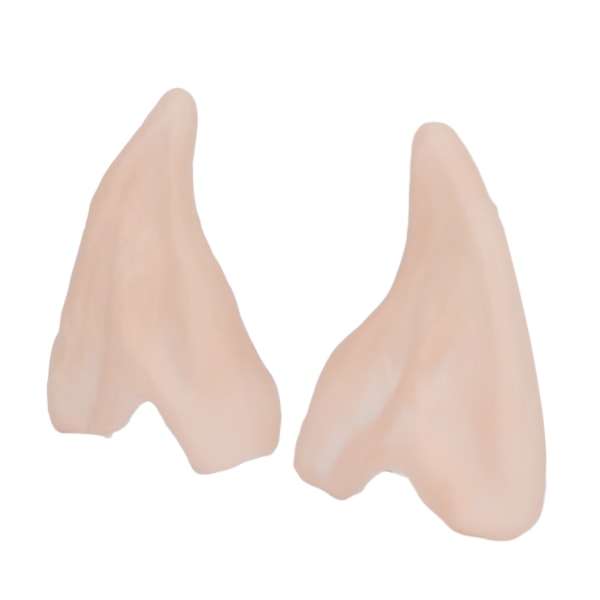 TIMH Cosplay Elf Ear Latex Soft Unique Pointed Ear Props Dress Up Kostym för Halloween Christmas Party