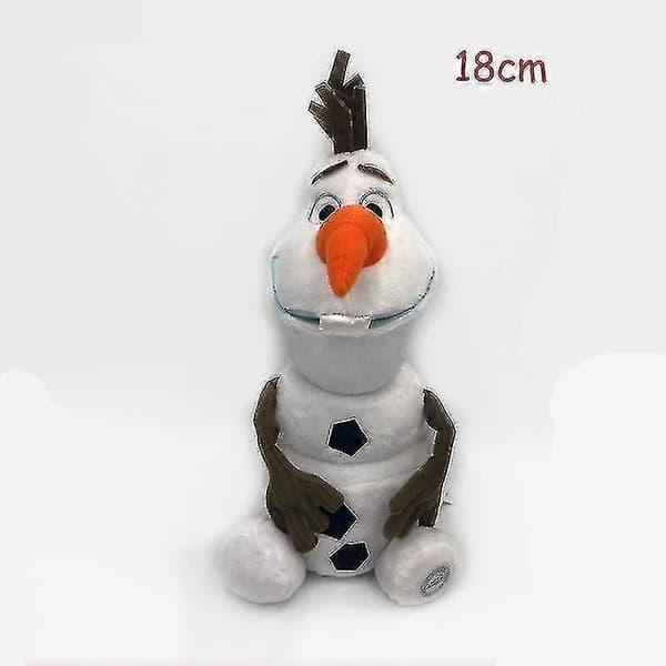 【BEMS】50 cm Elsa-dockor Elsa-docklekutrustning Gosedjur Barnleksaker {Db} 18cm olaf
