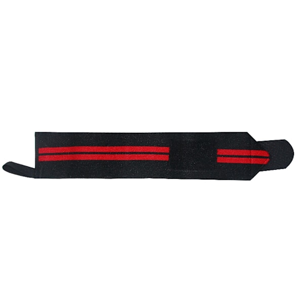 1 st Handledsskydd med Tumstöd för Viktlyftning Gym Vindande Handledsband (Svart & Röd)