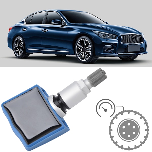 1 st Däcktrycksövervakningssystem Sensor 40700-1AA0B Passar för Infiniti