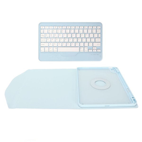 Pystysuuntainen näppäimistö kotelolla, sininen, ergonominen folio, magneettisesti irrotettava pystysuuntainen näppäimistö kotelolla ja kynätelineellä IOS-tabletille