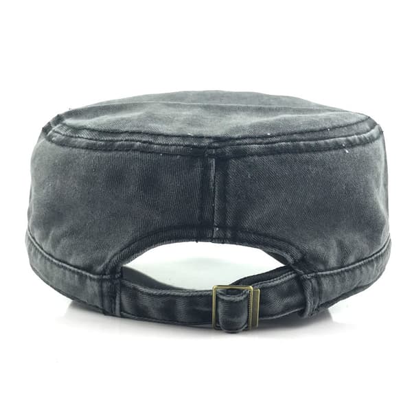 【BEMS】Vasket bomull militærlue, kadettlue, unik vintagedesign (JS)