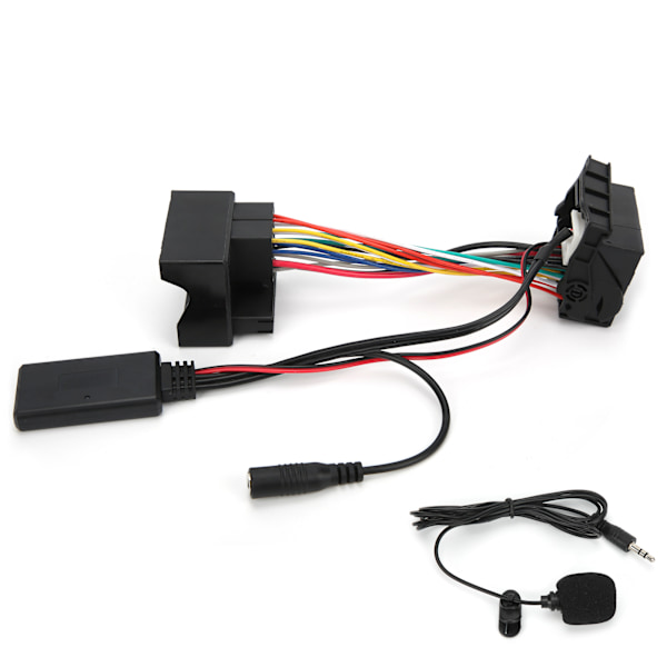 12Pin Bluetooth AUX-IN-kabel Stereo Lydadapter med mikrofon Passer til Peugeot 207 307 407 308