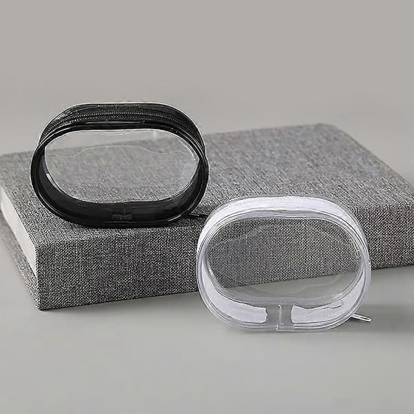 st ny utendørs reise datakabel oppbevaringsboks bærbar beskyttende etui organizer boks multifunksjonell headset datakabel Black