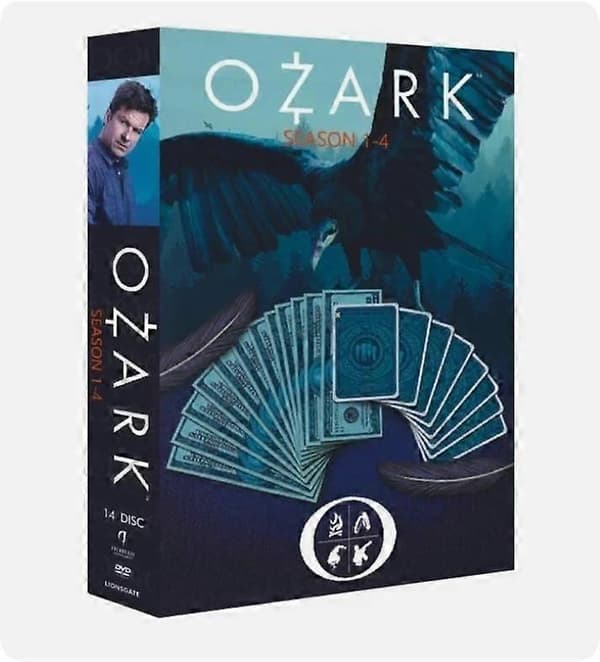 Ozark: Hele tv-serien sæson 1-4 (DVD 14-disk sæt) Ny