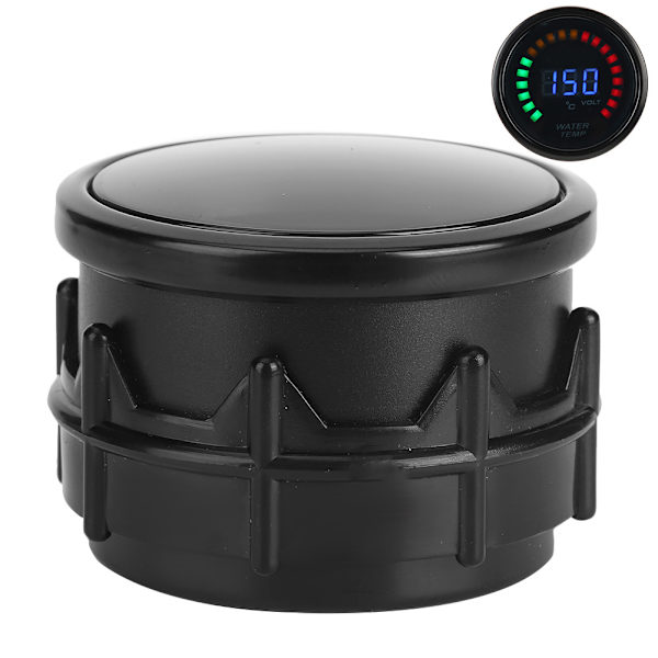 Digital LED Bil Vattentemperaturmätare med Sensor 52mm 20-150 °C för 12V Bil
