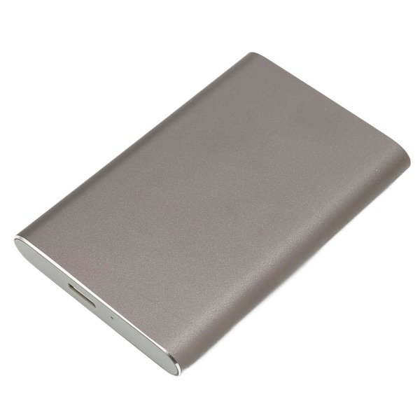 Ekstern harddisk med høy hastighet USB3.0 Ultra tynn CNC-bearbeiding Bærbar ekstern HDD for datamaskiner TV-er mobiltelefoner Grå sølv 750 GB