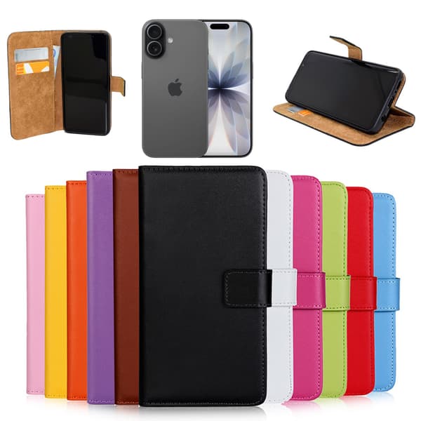 【BEMS】Iphone 17 lommebokdeksel kortholder - SVART SVART IPHONE 17