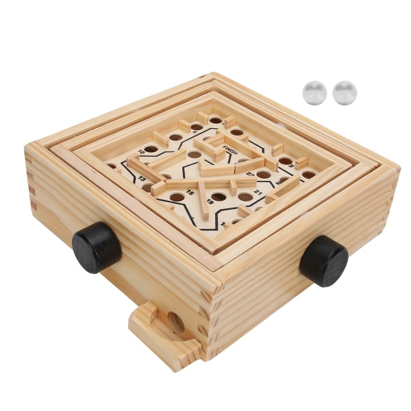 TIMH:n puinen labyrinttipalapeli lelu tasapainottaa lautapöytäsokkelopeli Estä vanhusten dementia