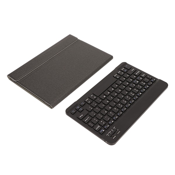 Tastaturveske i lærsett Bærbar slank trådløs tastaturveske med tastatur for nettbrett bærbare datamaskiner stasjonær PC