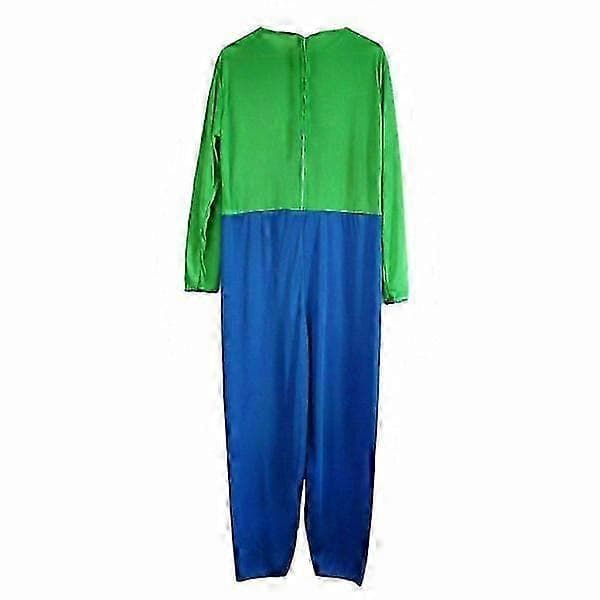 Super Mario Bros. Cosplay-kostym för vuxna män _b[BEMS] Green S