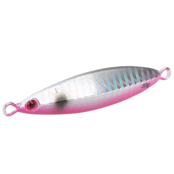 Kalastus Teko-Syötit Kala-Muotinen Metalli Eläväinen Uistimet Kalastustarvike Pinkki 30g/1.1oz