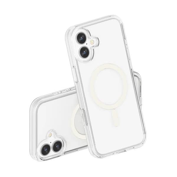 【BEMS】BOOM Mobile Case Compatible with iPhone 17 Magsafe PC + TPU - Transparent Transparent 58