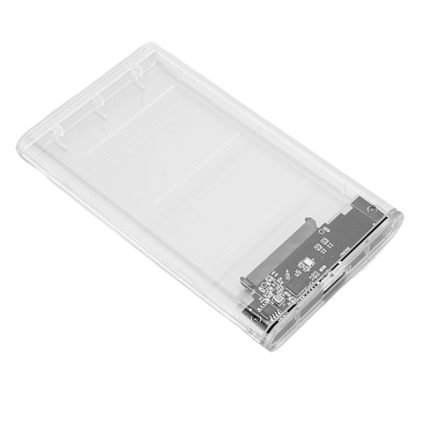 2,5 tum Hårddiskinneslutning 5 Gbps Överföring Repskyddande Extern HDD-Fodral Adapter för 2,5 tum SATA Hårddiskar SDD