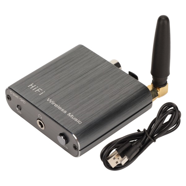 Bluetooth-mottaker Delayless HiFi AUX Optisk koaksial utgang Trådløs lydmusikkadapter for TV CD-spiller Høyttaler ++