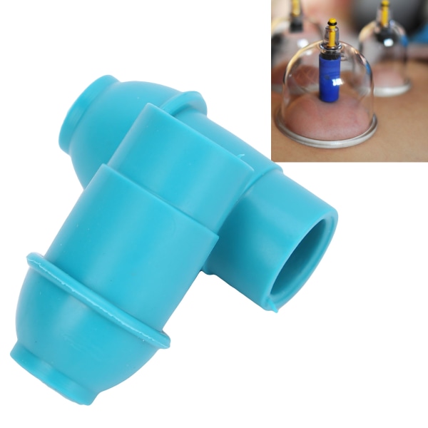 TIMH 2 stk. Cupping Håndpumpe-konnektor Dyse Vakuum Cupping Pump Udskiftning af dysespids tilbehør