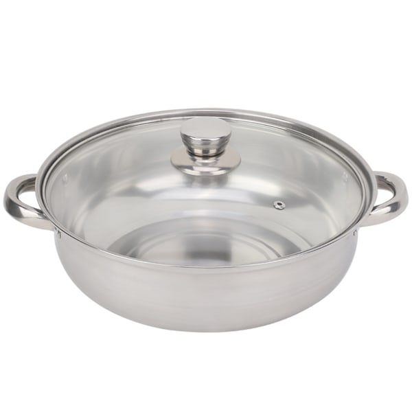 2-lags Rustfrit Stål Dampkoger - 27cm/11in, Kogegryde, Dobbeltkedel, Suppe Dampkoger