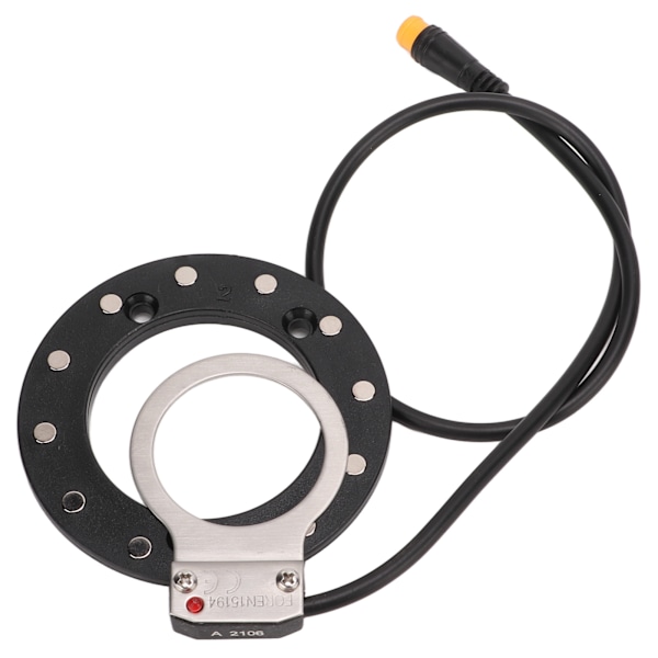 Højsensitiv Elcykel Assistancesensor med 12 Magneter og Dobbelt Hall-sensor - Pedaltilbehør til Elcykler med Stort Hul