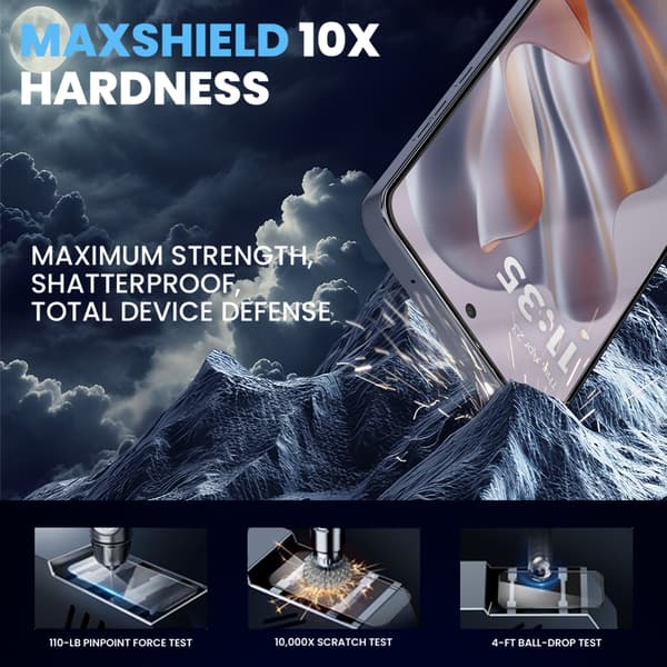 【BEMS】2-Pack Motorola Edge 50 Neo Screen Protector - Tempered Glass 9H - Super Quality 3D