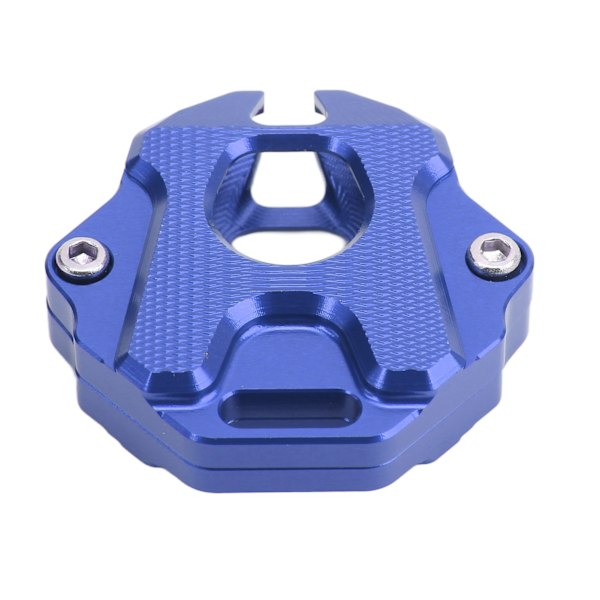 Motorcykelnyckelhölje CNC Metall Solid Snygg Perfekt Passform Ersättning för CB650R CBR650R 2020+ (Blå)