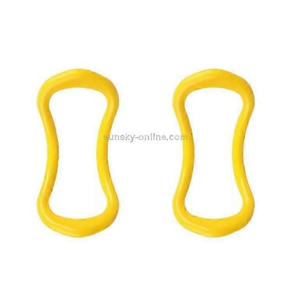 st PP Glat Yoga Cirkel Fascia Strækring Pilates Modstandsring Yellow