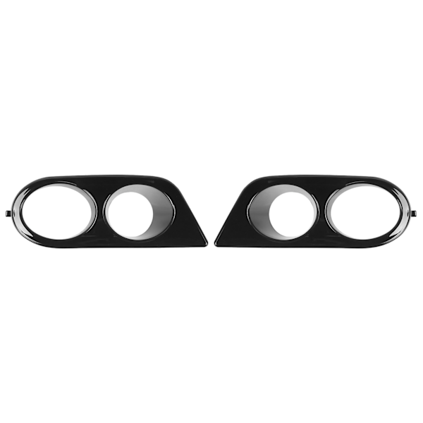 2 stk Frontfanger Tåkelysdeksel Dobbelt Hull Biltilbehør Passer for E46 M3 2001‑2006 Blank Svart