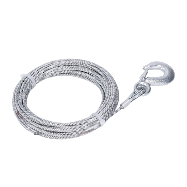 Vindespil Trådtov 4mmx12m Kabel 2000LBS Styrke Rustfrit Stål Galvaniseret Udskiftning