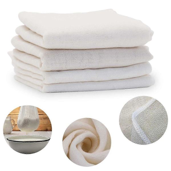 5 Pcs Cotton Cheesecloth, Kitchen Cloth 50*50cm