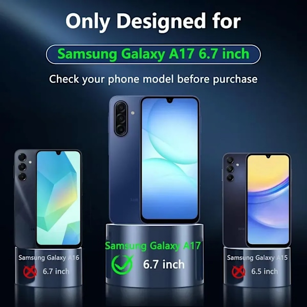 【BEMS】Compatible with Samsung A17 - Extra Shockproof Case