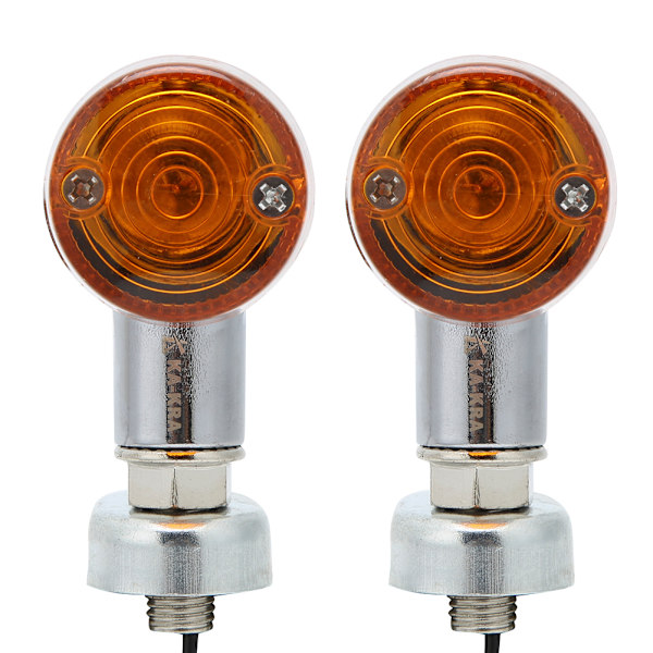 2 stk Motorsykkel Blinklys Indikatorlampe Modifisering av blinklys