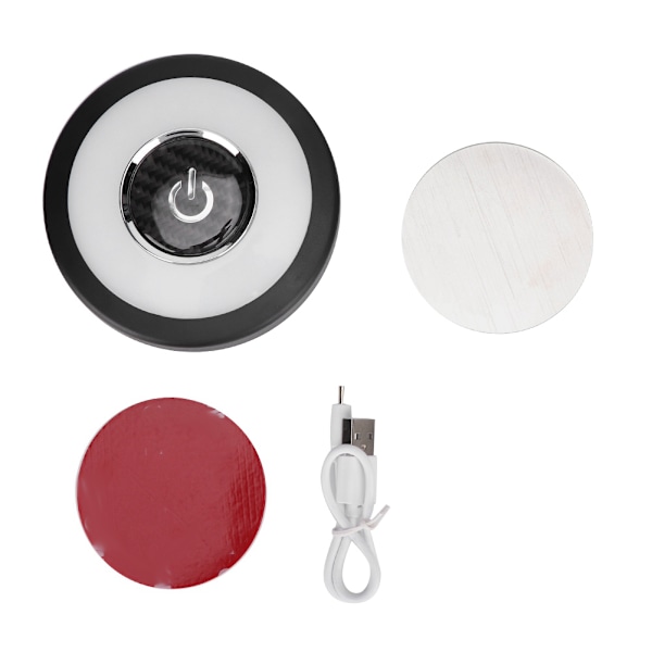 5V Universal Bil Bak LED Lese Taklampe USB Lading Varmt Lys Isblå