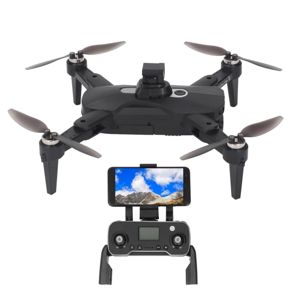 Taitettava drone RC-nelikopteri 8K-kaksoiskameralla 5G WiFi-lähetys Esteiden välttäminen Optinen virtauksen paikannus Hover musta /