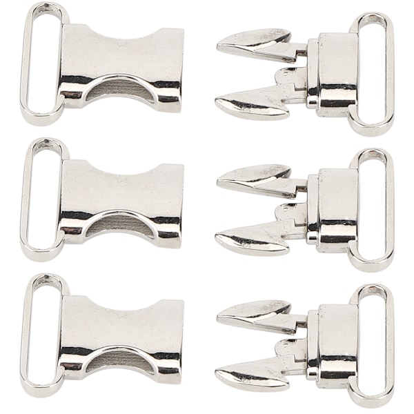 3 st Kvalitetsklättra Säker Karabinkrok Väska Haken Liten Metall Vävband Spänne Fallskärmssnöre Armband Husdjurstillbehör
