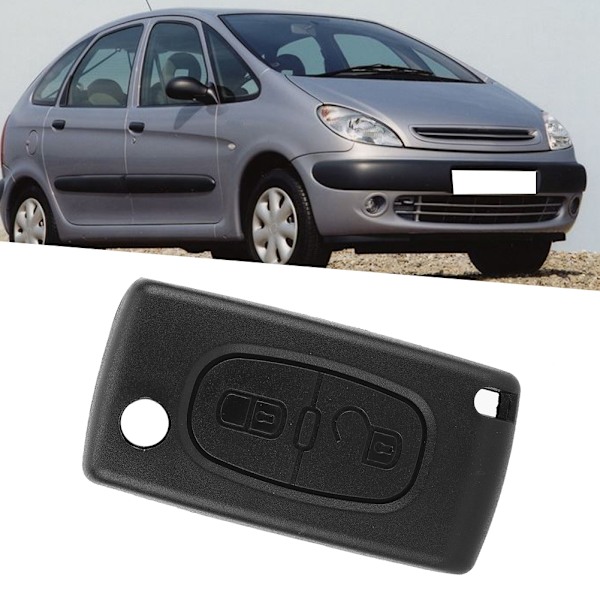 2-knapps Fjärrkontroll Nyckelskal Passar Citroen C2 C3 Xsara Picasso C4