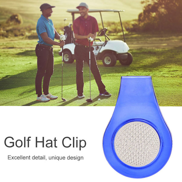 Caiton Multifunktionell Golfkepsklämma Hattklämma Magnetisk Bollmarkör Utomhussportaccessoar