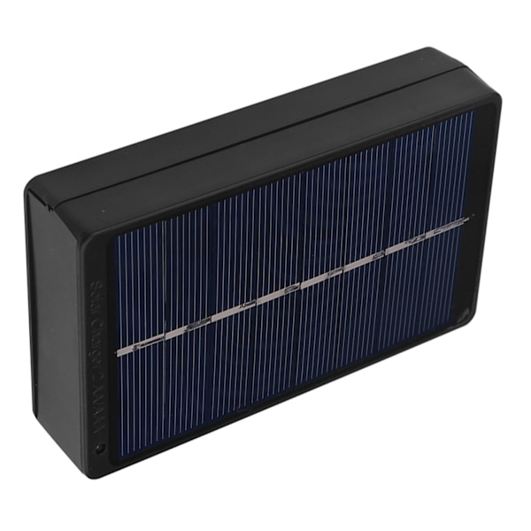 1W 4V Bærbar Solcellelader Opladningsboks til AA/AAA Batteri Sort