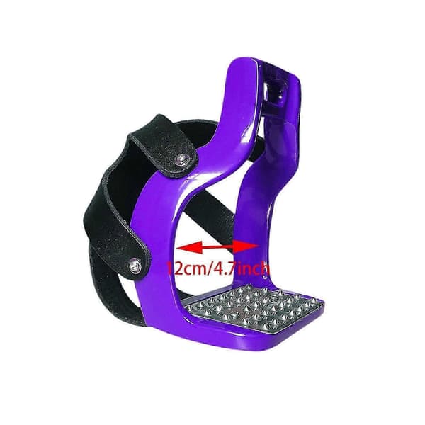 2x Ridstigbyglar, Sadelstigbyglar, Professionella Aluminium Engelska Purple