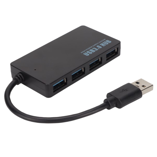 USB Hub 3.0 Ultratynn bærbar 4 porter 5 Gbps Høyhastighets stabil dataoverføring Docking Hub++