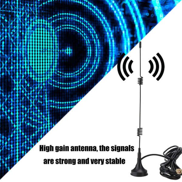 2,4 GHz WiFi 8dBi High Gain Antenne SMA kvinnelig trådløs modul Ruter nettverkskort ZigBee(3m)++