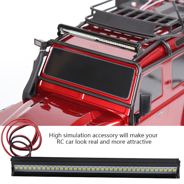 Simuloitu Kattolamppu 36 LED-Valolla TRX-4 SCX10 90046 D90 Wrangler RC-Autolle