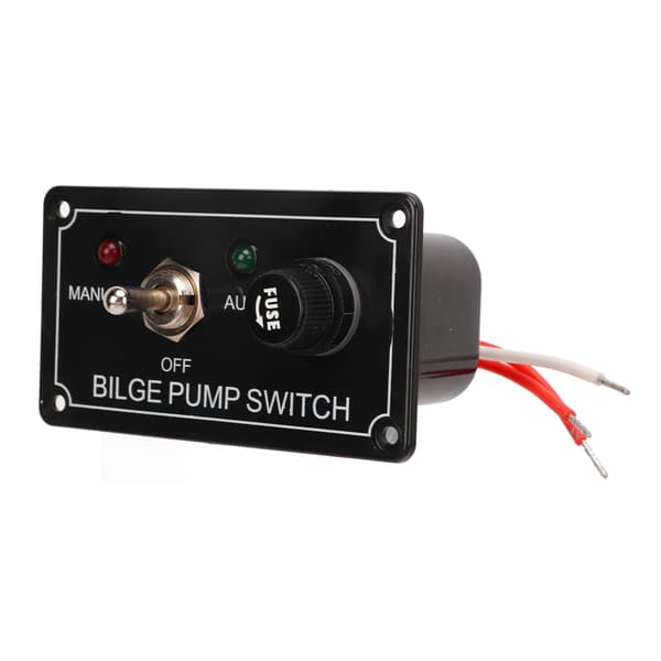 【BEMS】3-vejs lænsepumpekontakt Vippekontaktpanel Marine Manuel Fra Auto Switch Panel