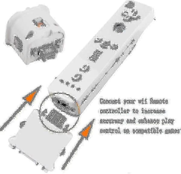 Motion Plus-adaptersensor Kompatibel med Wii-fjärrkontroll, Motion Plus-adapteracceleratorersättning Kompatibel med Wii Motion Plus-adapter