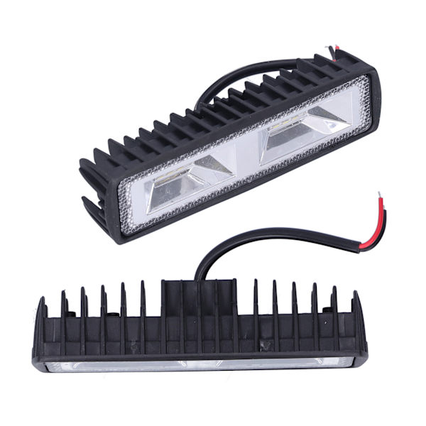 Par arbeidslysramper 12 LED-er 36W 12‑24V Søkelys for motorsykkel lastebil Båt Traktor Tilhenger Offroad