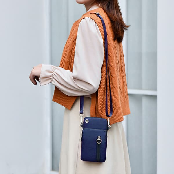 Crossbody Minivæske NavyBlue NavyBlue 124