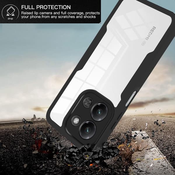 Xiaomi Redmi 15C (173mm) 360 TPU-cover - Sort Black black